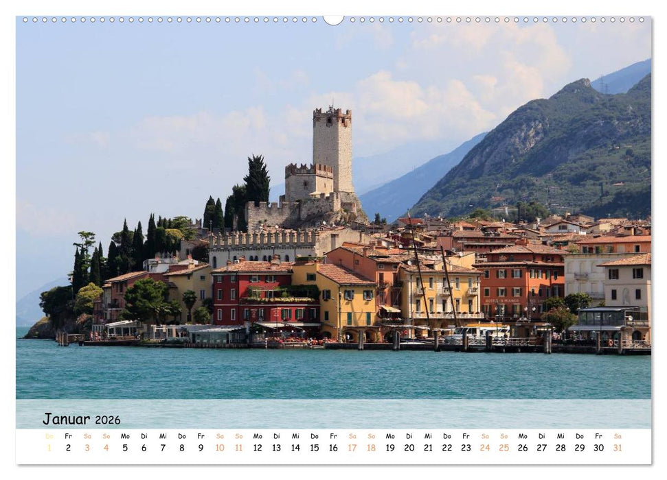 Nördlicher Gardasee - Die Regionen um Limone und Malcesine (CALVENDO Wandkalender 2026)