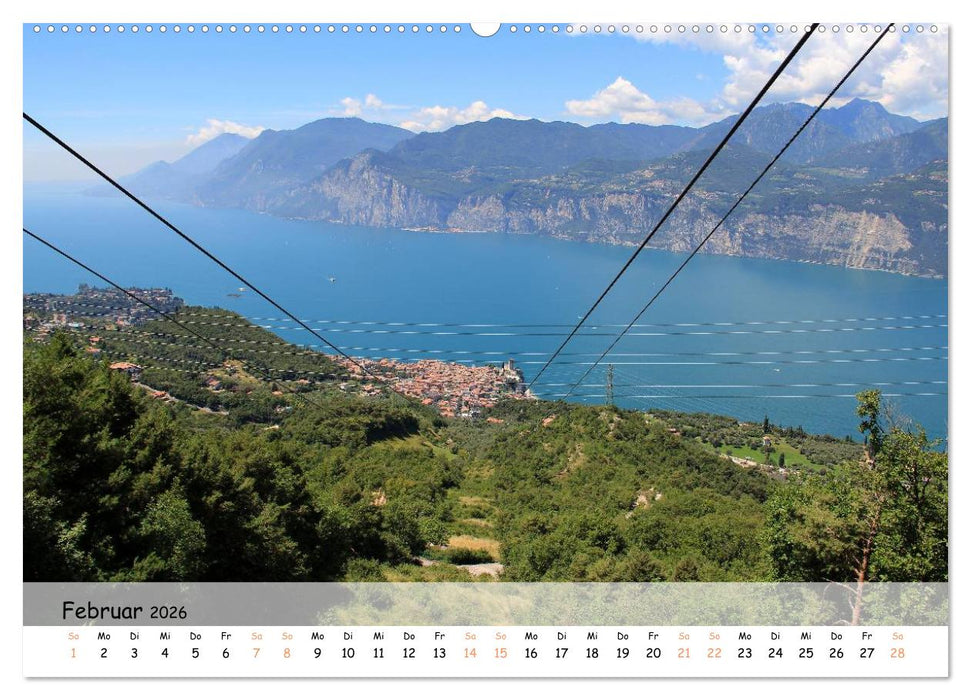 Nördlicher Gardasee - Die Regionen um Limone und Malcesine (CALVENDO Wandkalender 2026)