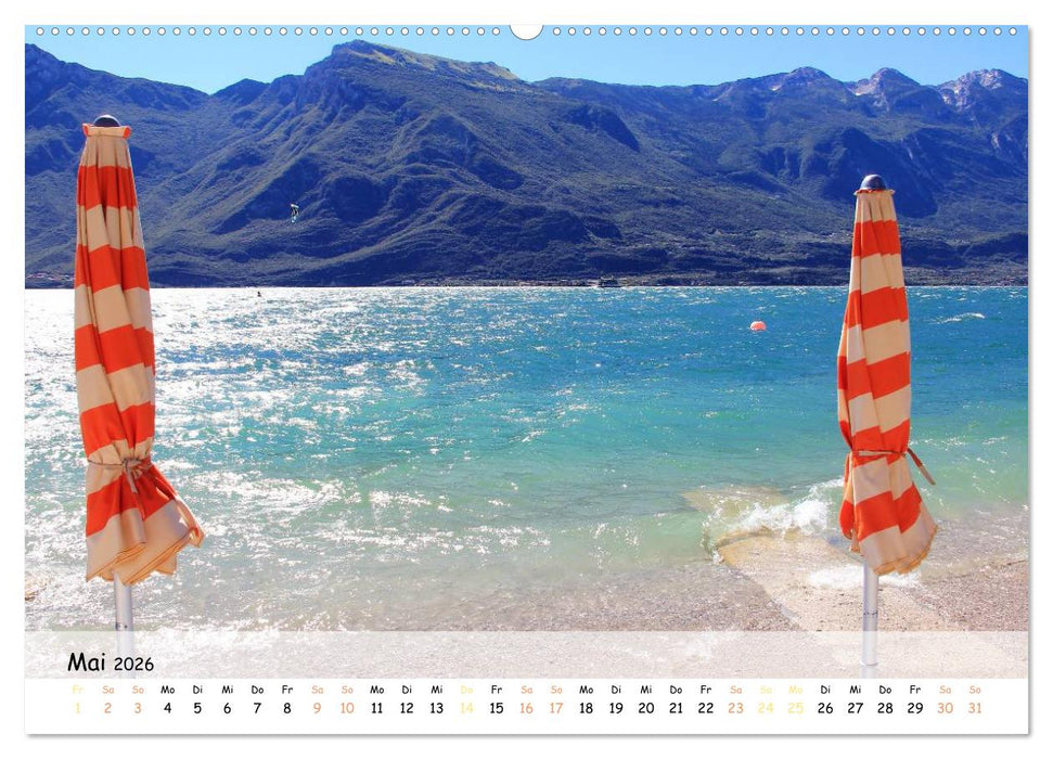 Nördlicher Gardasee - Die Regionen um Limone und Malcesine (CALVENDO Wandkalender 2026)