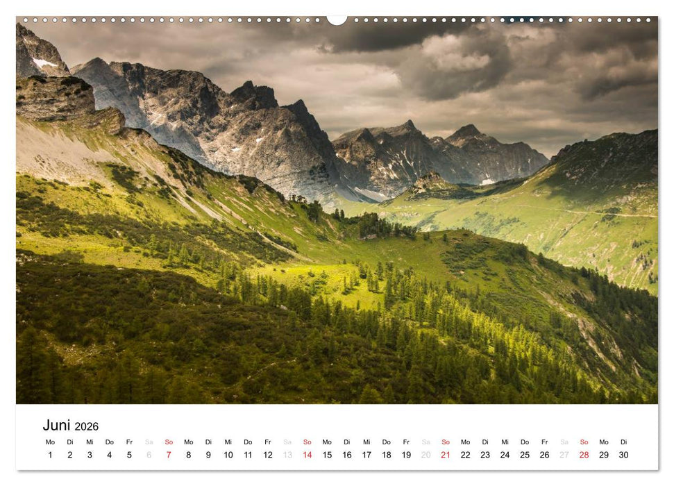 Bergpixel "kreuz und quer durch die Alpen" (CALVENDO Wandkalender 2026)