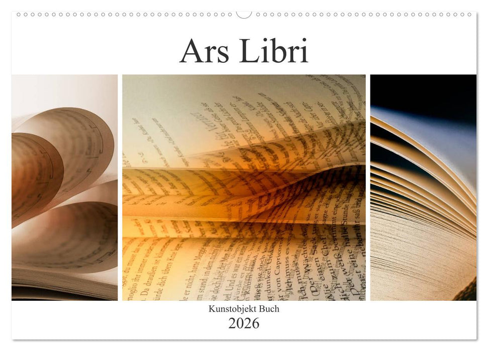 Ars Libri - Kunstwerk Buch (CALVENDO Wandkalender 2026)