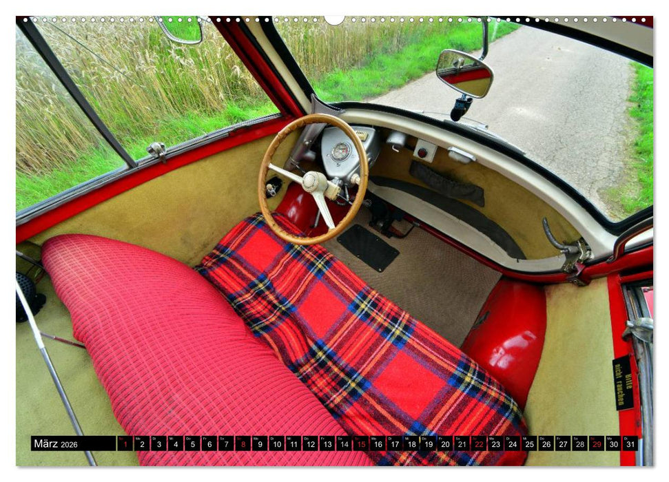 BMW Isetta - Die Knutschkugel (CALVENDO Wandkalender 2026)