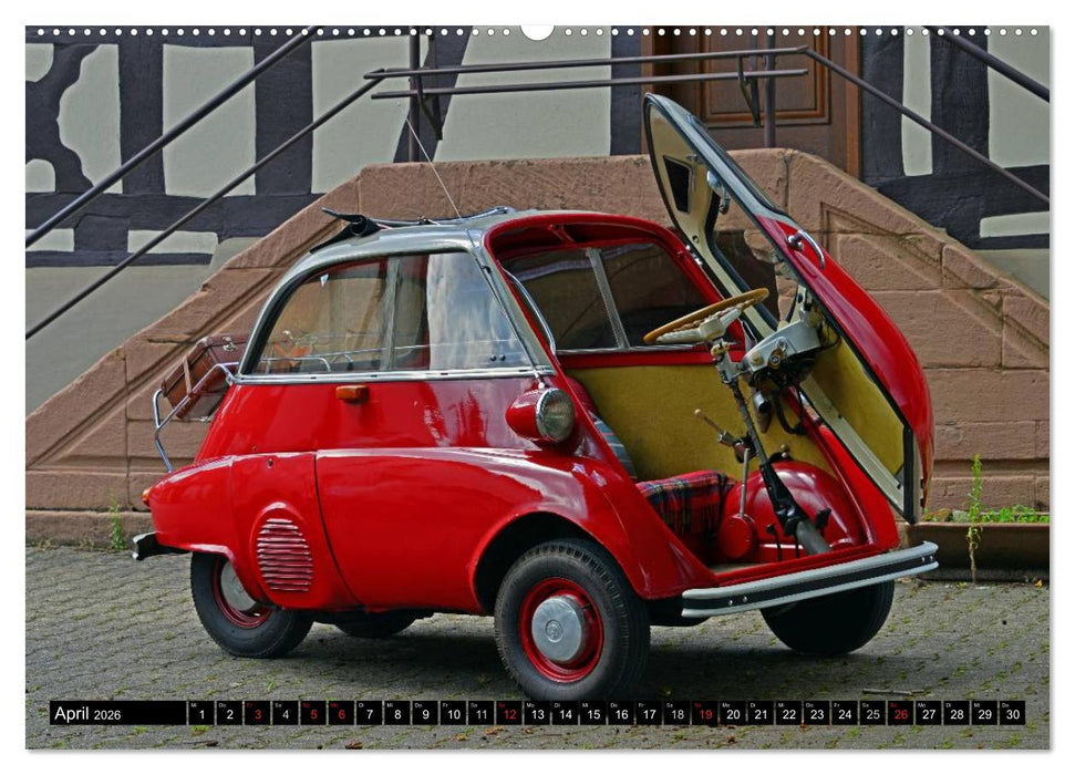 BMW Isetta - Die Knutschkugel (CALVENDO Wandkalender 2026)