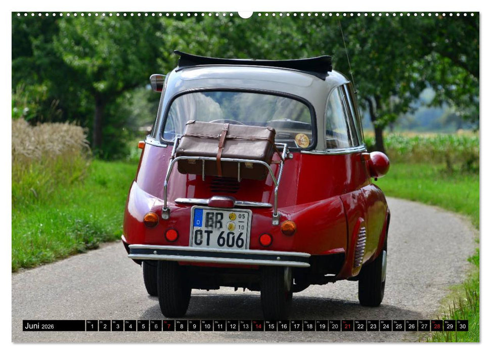 BMW Isetta - Die Knutschkugel (CALVENDO Wandkalender 2026)
