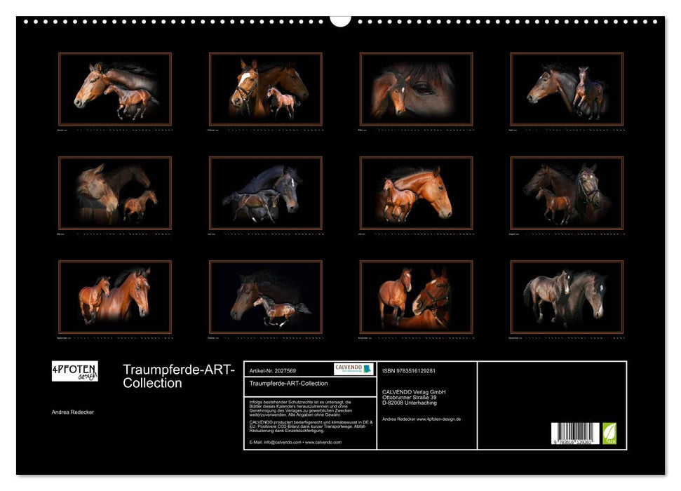 Traumpferde-ART-Collection (CALVENDO Wandkalender 2026)