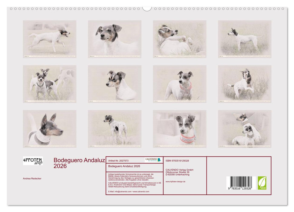 Bodeguero Andaluz 2026 (CALVENDO Premium Wandkalender 2026)