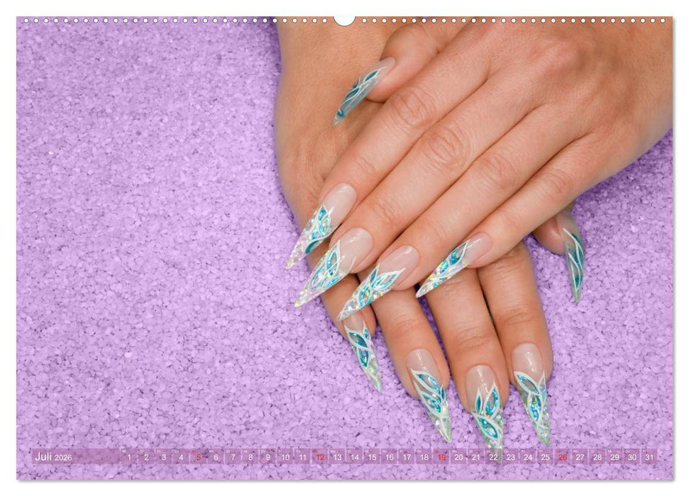 Vergängliche Kunst - Nailart Episode 2 (CALVENDO Premium Wandkalender 2026)
