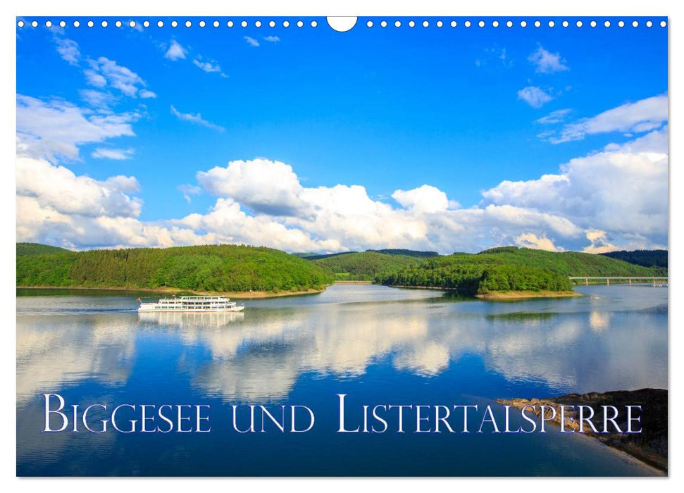 Biggesee und Listertalsperre (CALVENDO Wandkalender 2026)