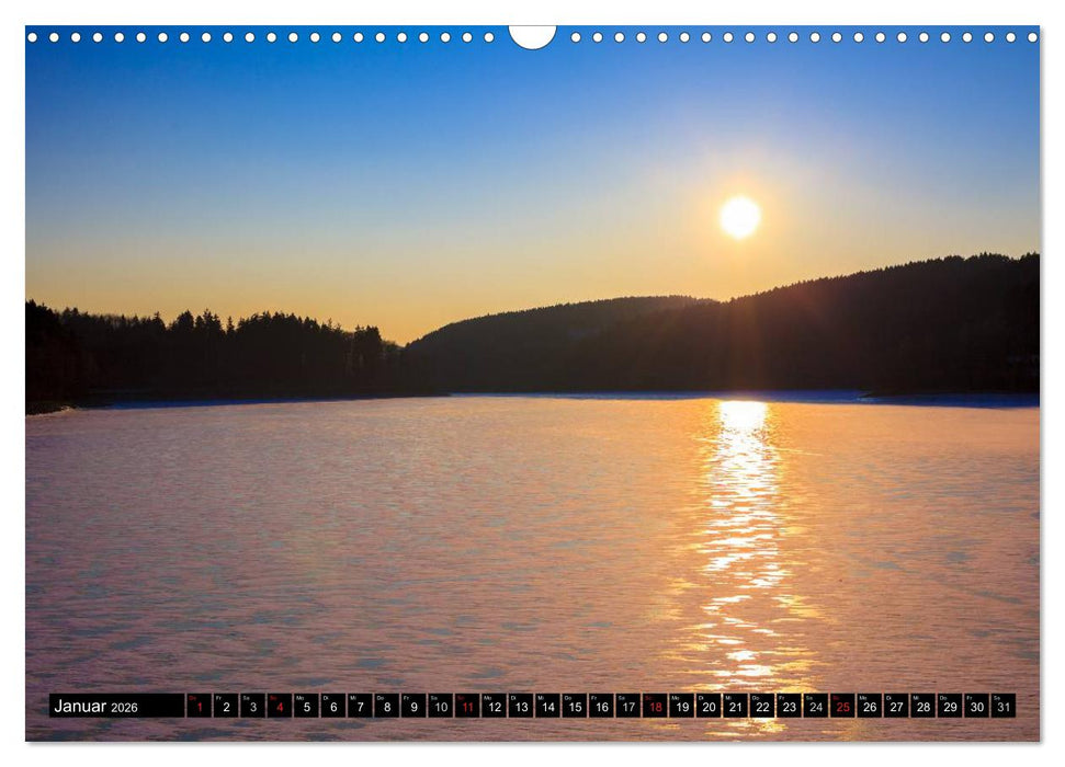 Biggesee und Listertalsperre (CALVENDO Wandkalender 2026)