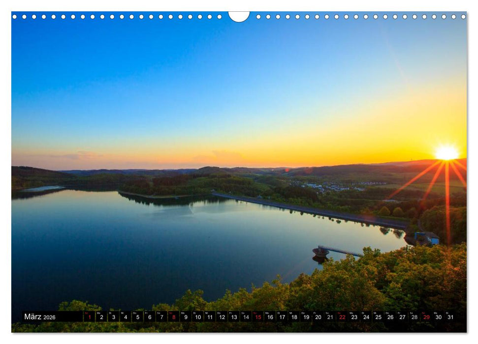 Biggesee und Listertalsperre (CALVENDO Wandkalender 2026)