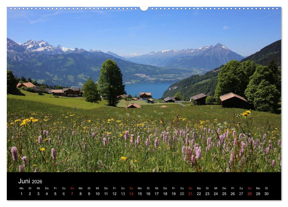 Unterwegs in den Schweizer Bergen - swissmountainview.ch (CALVENDO Premium Wandkalender 2026)