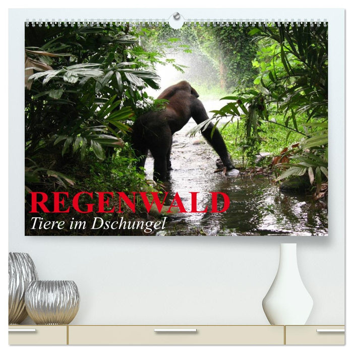 Regenwald • Tiere im Dschungel (CALVENDO Premium Wandkalender 2026)