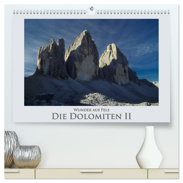 Wunder aus Fels - Die Dolomiten II (CALVENDO Premium Wandkalender 2026)