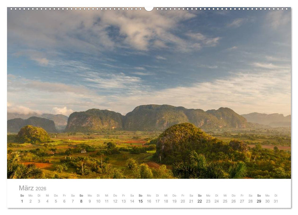 Cuba - Unter der Sonne der Karibik (CALVENDO Wandkalender 2026)