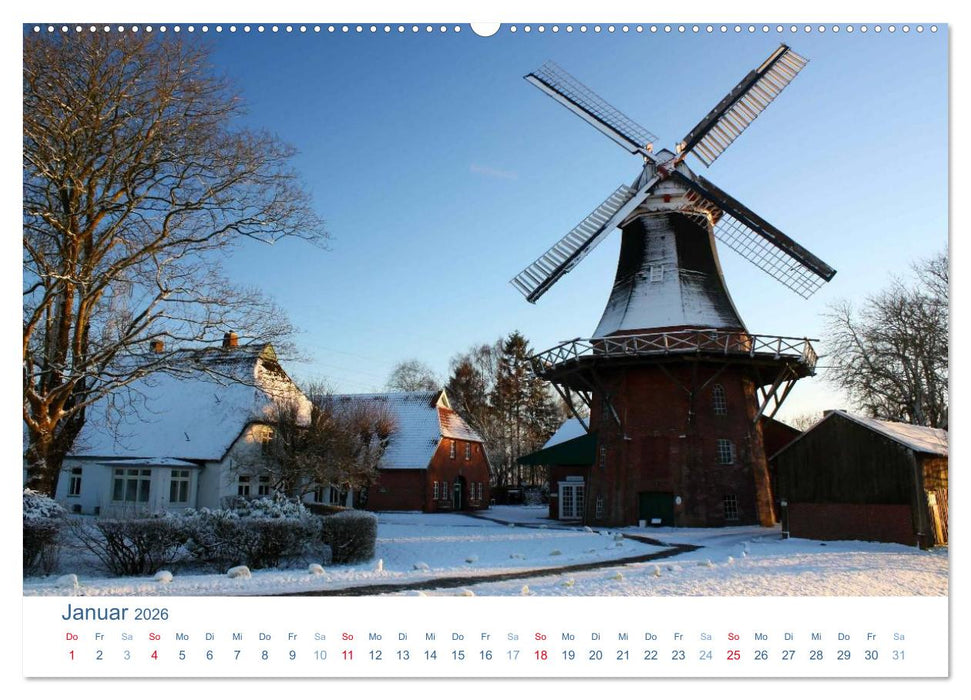 Stadt Nordenham 2026. Impressionen zwischen Weser und Wiesen (CALVENDO Premium Wandkalender 2026)