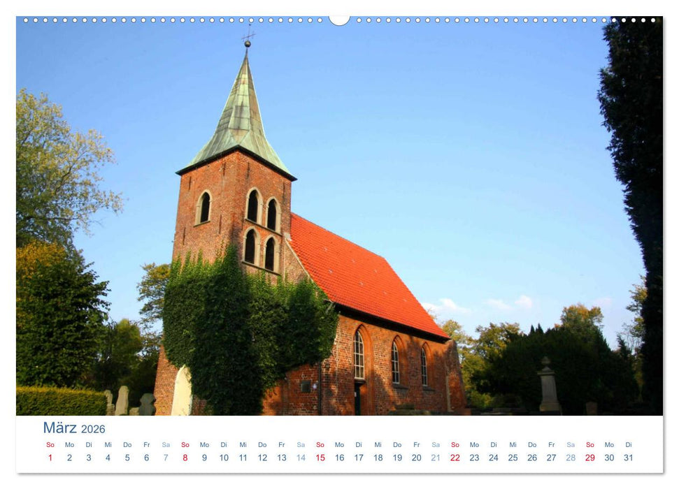 Stadt Nordenham 2026. Impressionen zwischen Weser und Wiesen (CALVENDO Premium Wandkalender 2026)