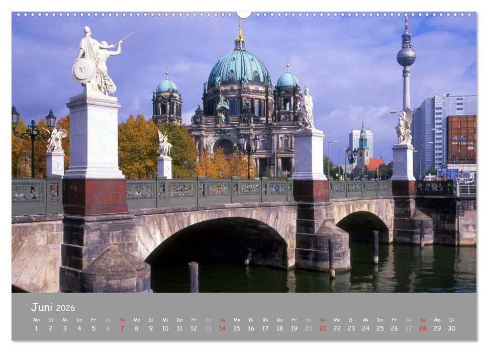 Weltstadt Berlin (CALVENDO Premium Wandkalender 2026)