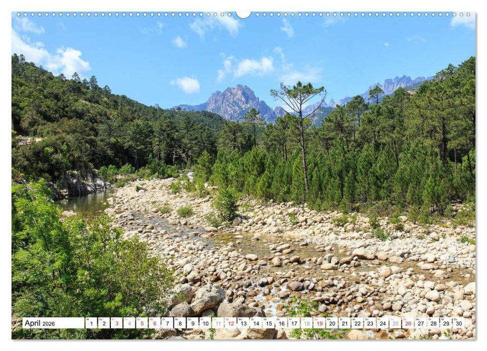 Korsika - raue Schönheit (CALVENDO Premium Wandkalender 2026)