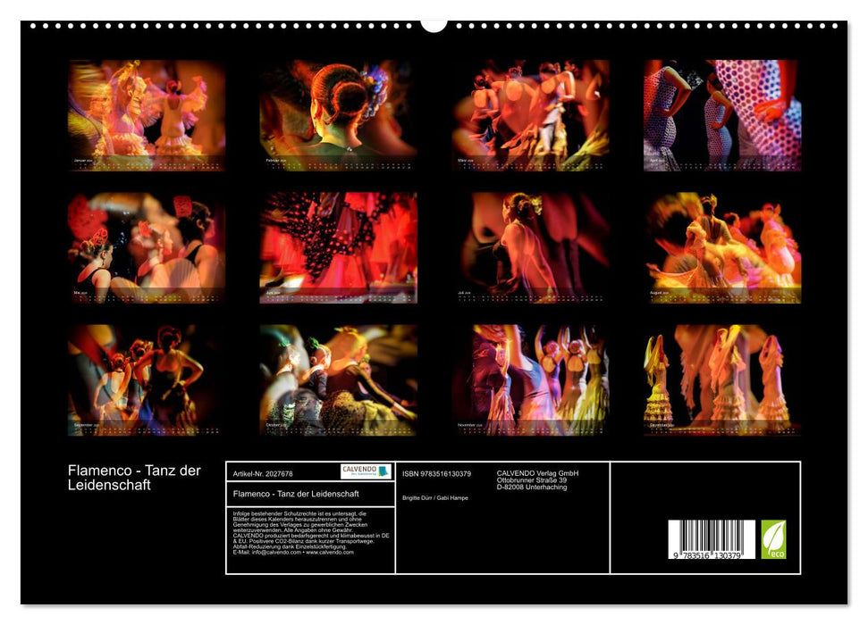 Flamenco - Tanz der Leidenschaft (CALVENDO Premium Wandkalender 2026)