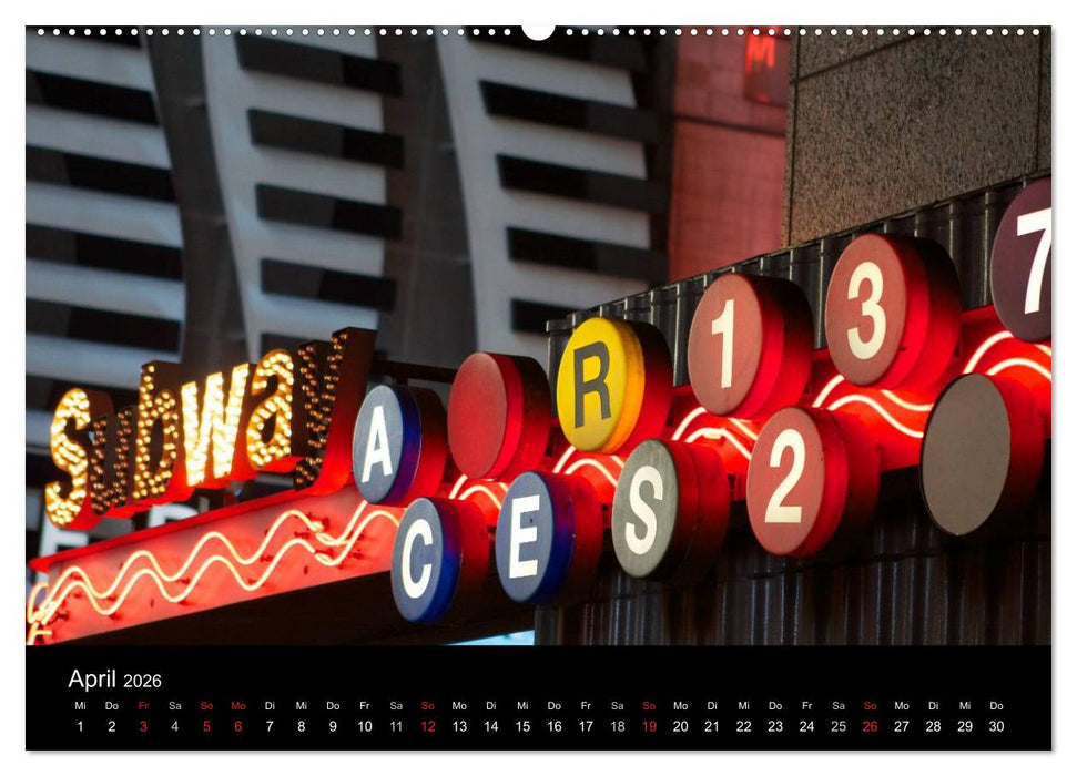 Zu Besuch in New York (CALVENDO Premium Wandkalender 2026)