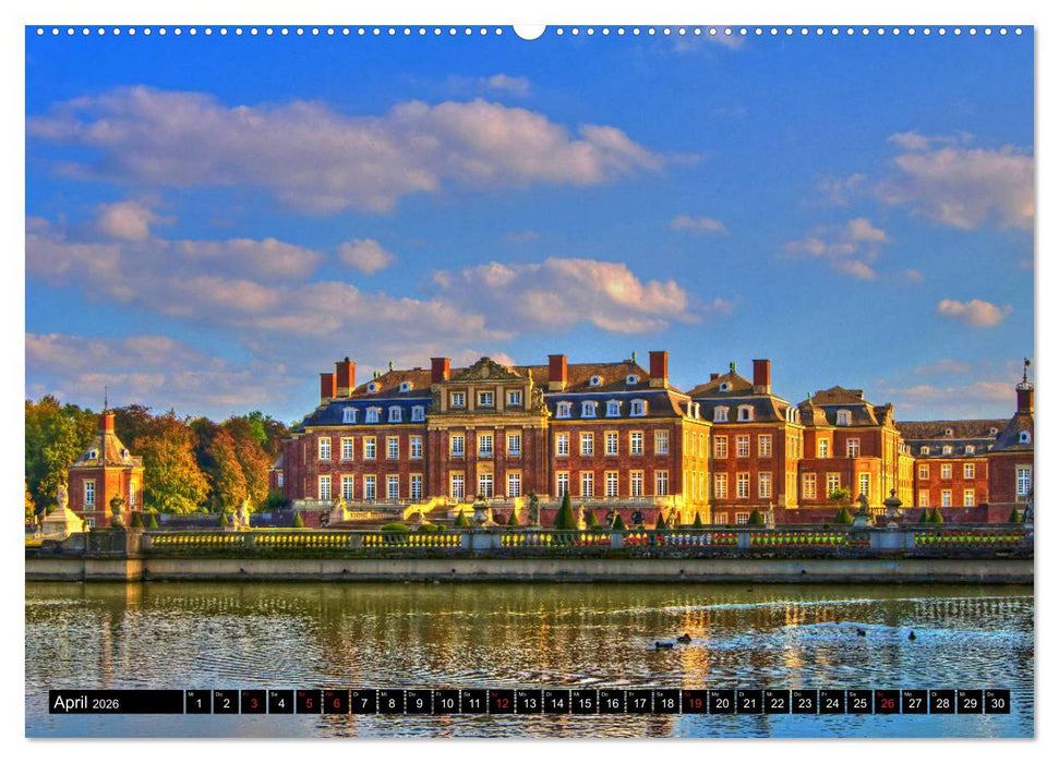 Burgen und Schlösser im Münsterland (CALVENDO Wandkalender 2026)