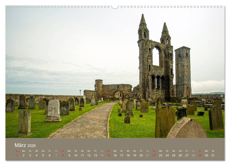 Historisches Schottland (CALVENDO Wandkalender 2026)