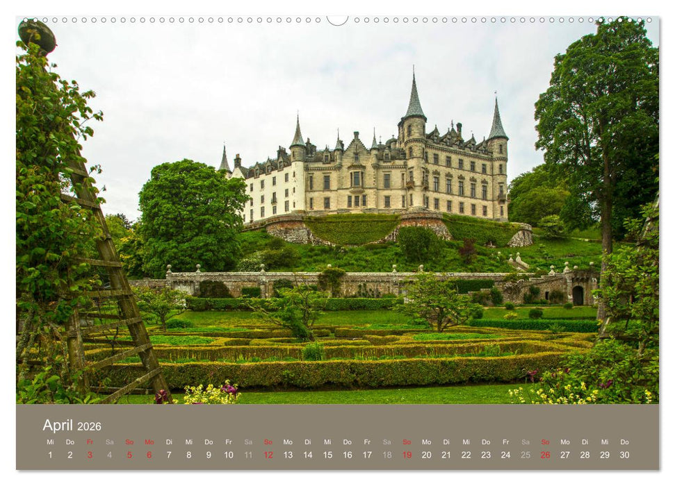 Historisches Schottland (CALVENDO Wandkalender 2026)