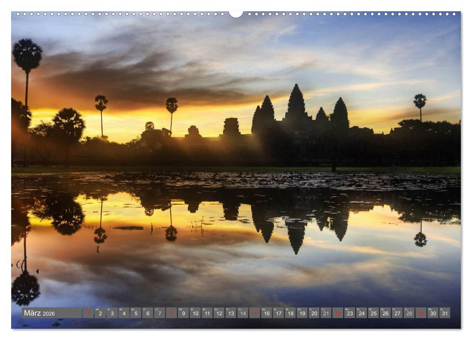 Kambodscha • Angkor Wat (CALVENDO Wandkalender 2026)
