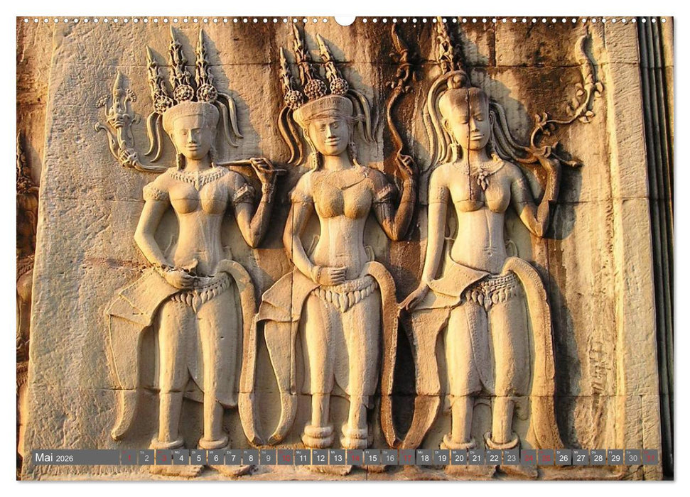 Kambodscha • Angkor Wat (CALVENDO Wandkalender 2026)