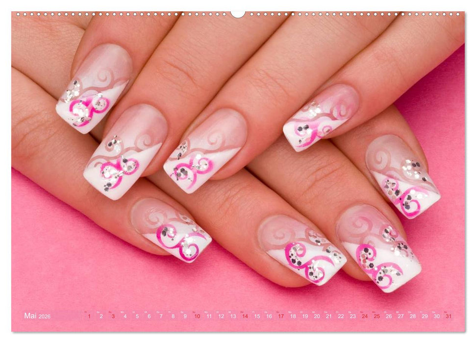 Vergängliche Kunst - Nailart Episode 2 (CALVENDO Wandkalender 2026)