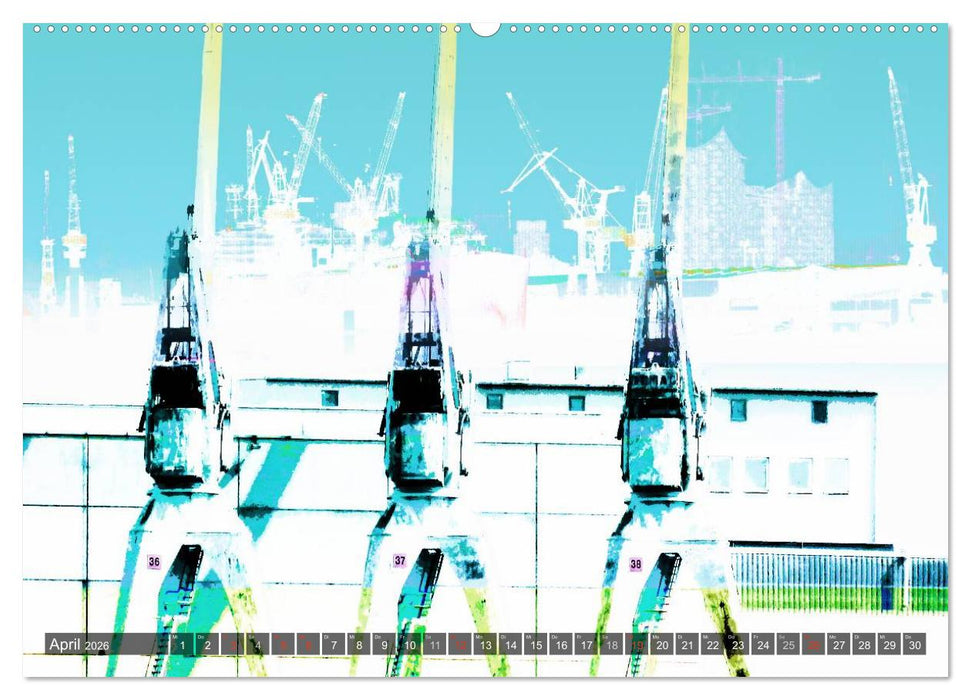 Photo-Art / Hamburg Hafen (CALVENDO Wandkalender 2026)