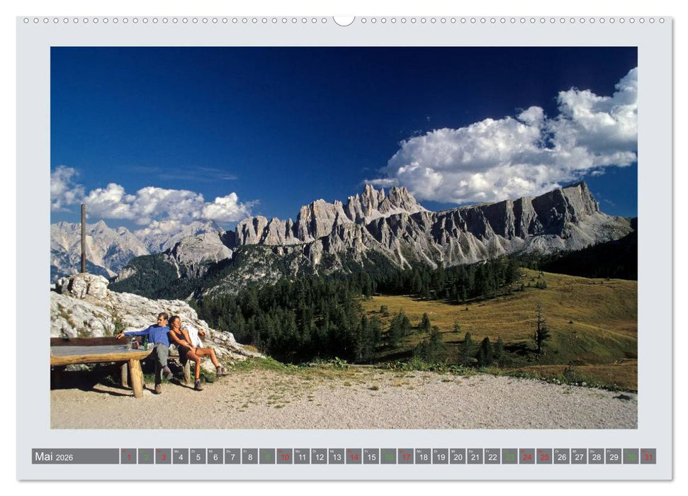 Wunder aus Fels - Die Dolomiten II (CALVENDO Wandkalender 2026)