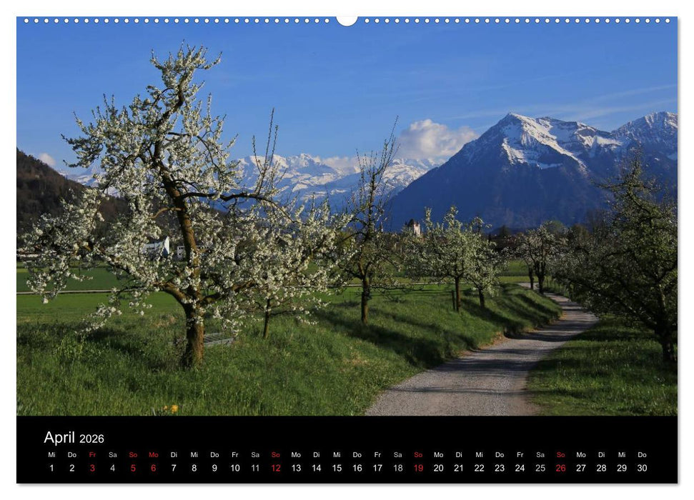 Unterwegs in den Schweizer Bergen - swissmountainview.ch (CALVENDO Wandkalender 2026)