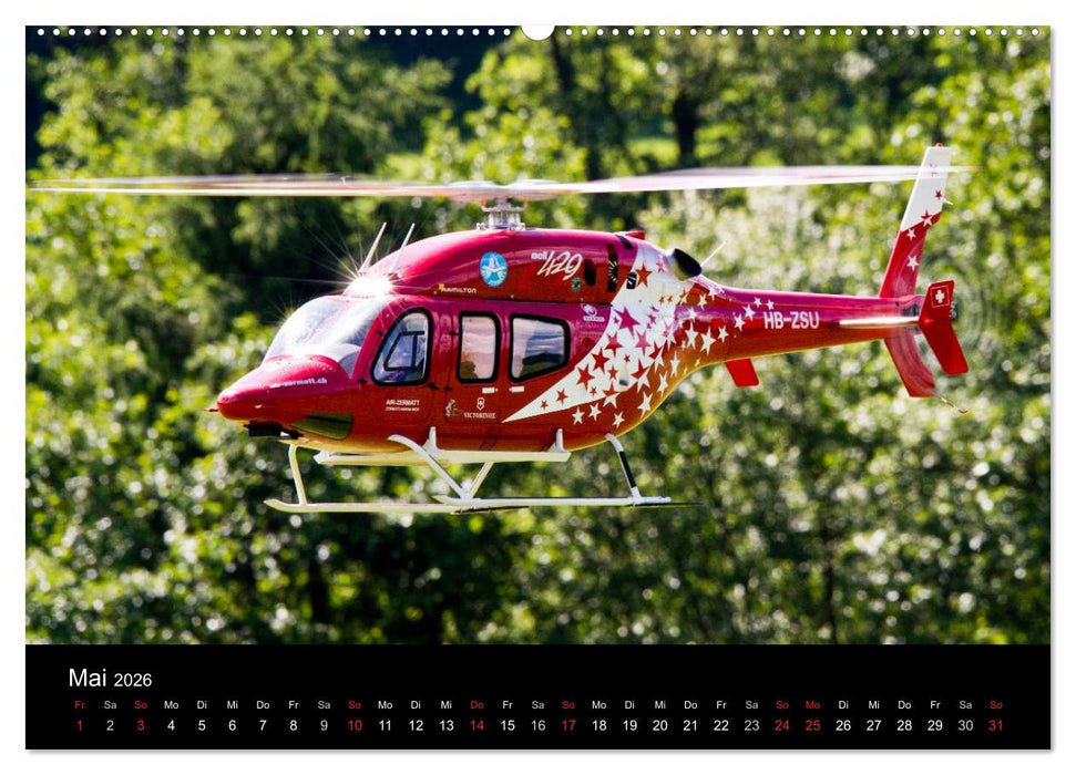 Modellhelis (CALVENDO Wandkalender 2026)