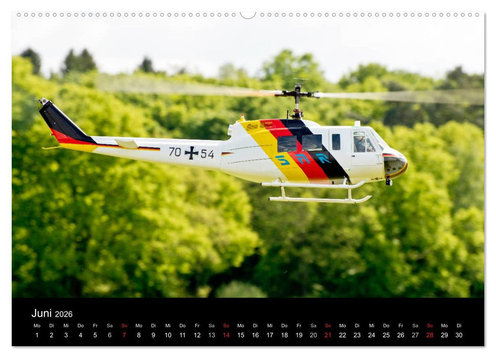 Modellhelis (CALVENDO Wandkalender 2026)