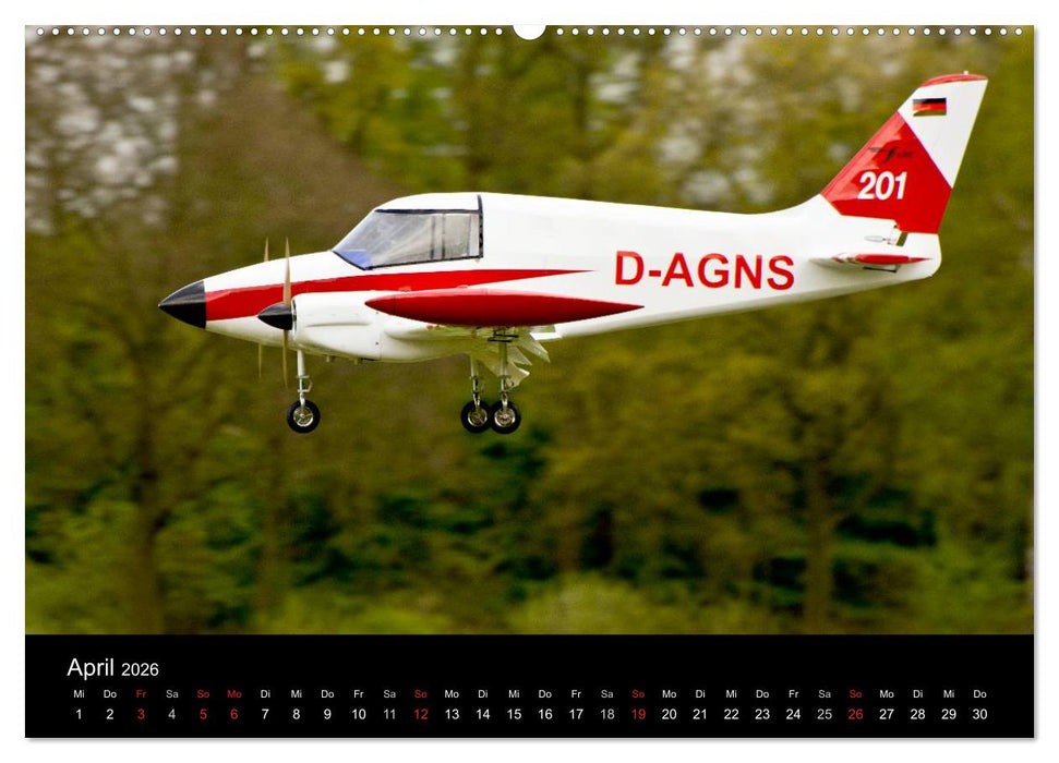 Dies und das vom Modellflugplatz (CALVENDO Wandkalender 2026)