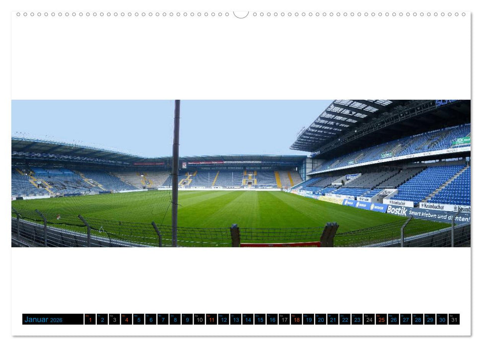 Bielefeld gibt es! Stadtpanoramen (CALVENDO Premium Wandkalender 2026)