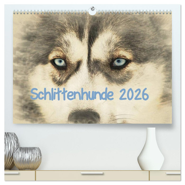 Schlittenhunde 2026 (CALVENDO Premium Wandkalender 2026)