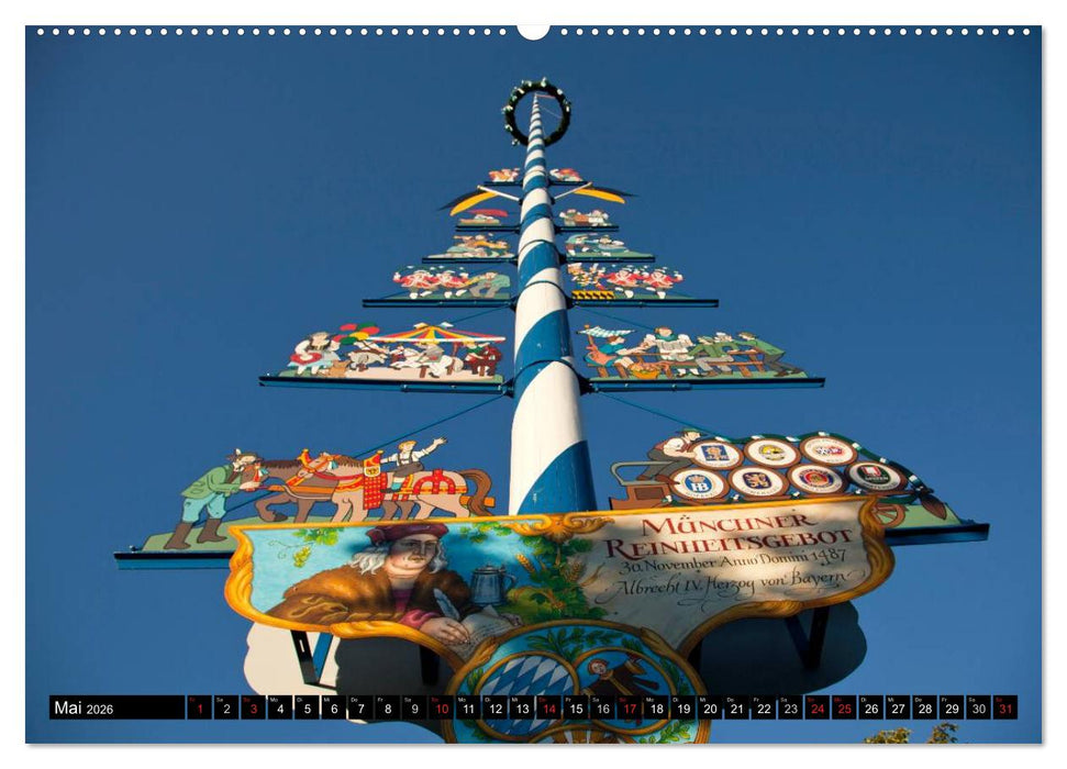 Landeshauptstadt München (CALVENDO Wandkalender 2026)