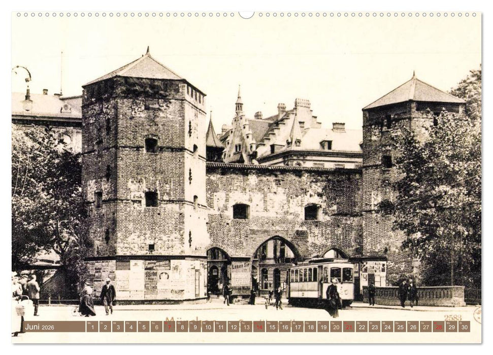 Spaziergang durch München – Die Stadt auf historischen Karten (CALVENDO Wandkalender 2026)
