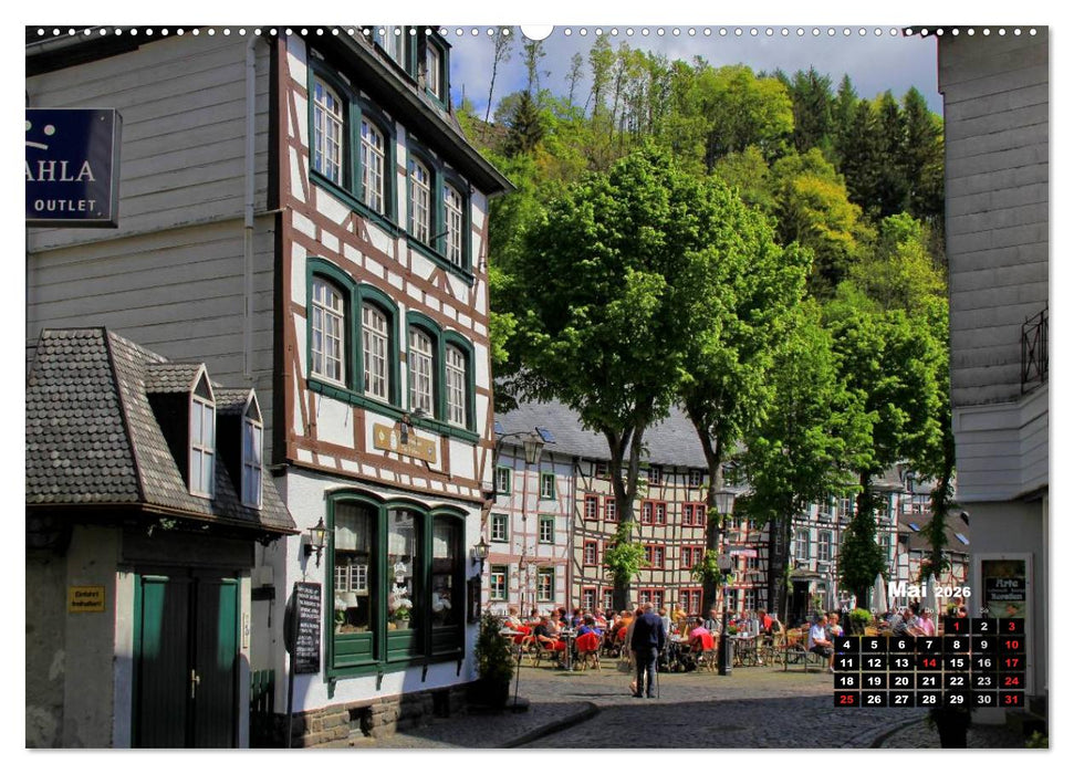 Eine Perle in der Eifel - Monschau (CALVENDO Wandkalender 2026)
