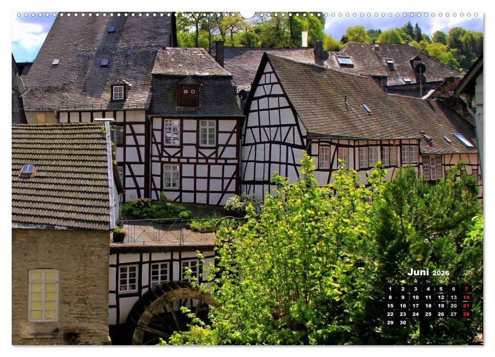 Eine Perle in der Eifel - Monschau (CALVENDO Wandkalender 2026)