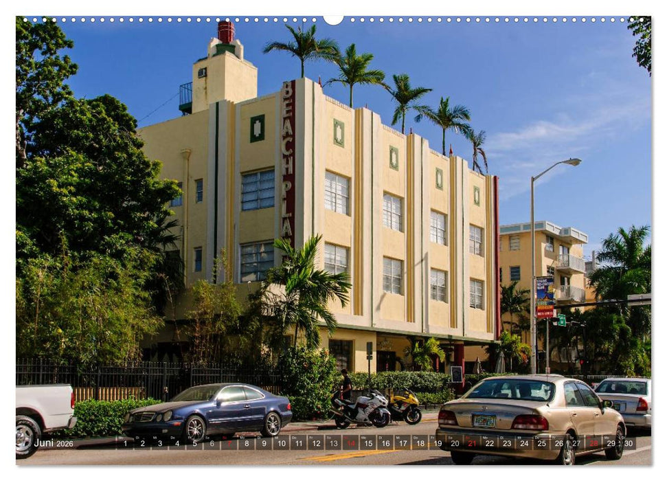 Miami South Beach (CALVENDO Premium Wandkalender 2026)