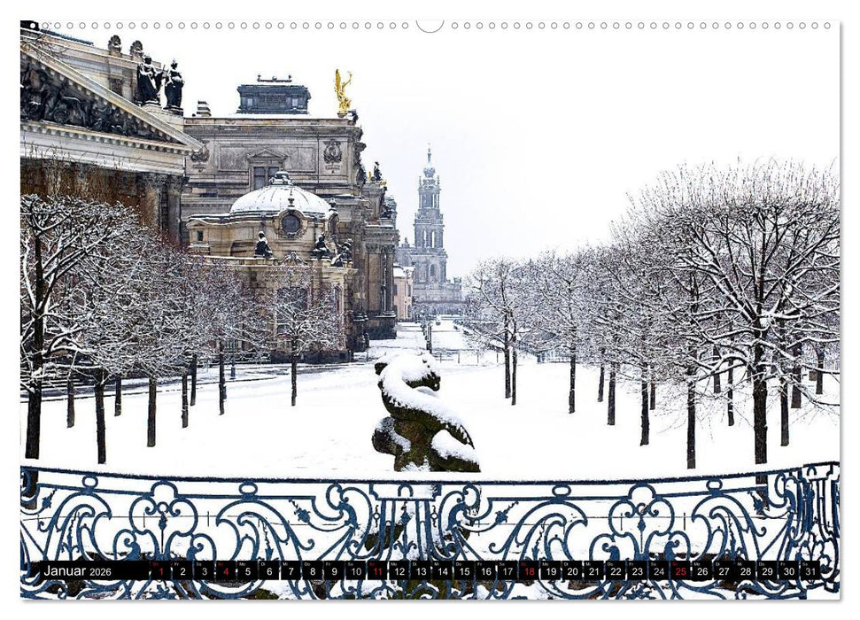 WUNDERVOLLES DRESDEN (CALVENDO Premium Wandkalender 2026)