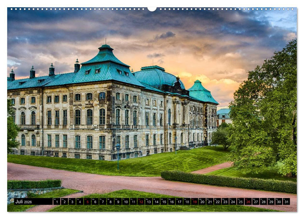 WUNDERVOLLES DRESDEN (CALVENDO Premium Wandkalender 2026)