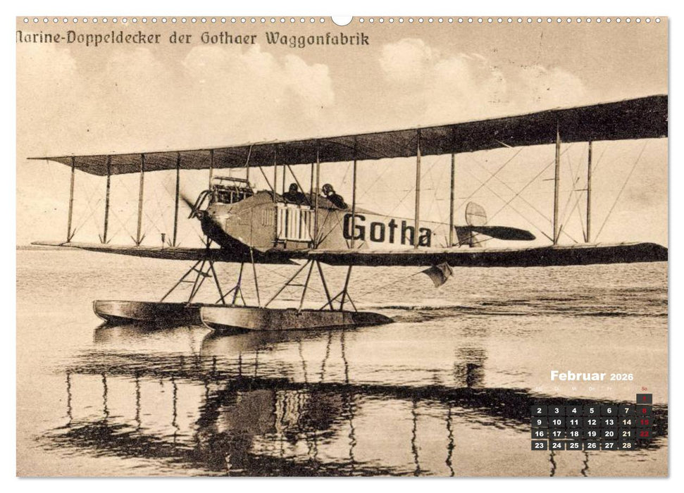 Doppeldecker entdeckt auf historischen Postkarten (CALVENDO Wandkalender 2026)