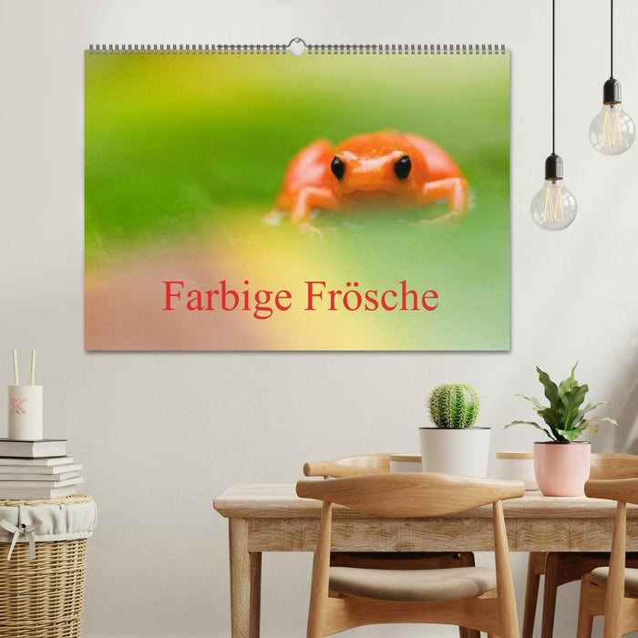 Farbige Frösche (CALVENDO Wandkalender 2026)