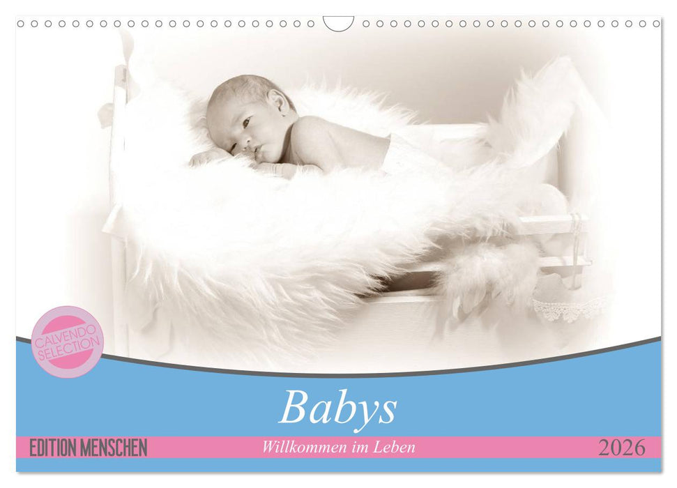 Babys - Willkommen im Leben (CALVENDO Wandkalender 2026)