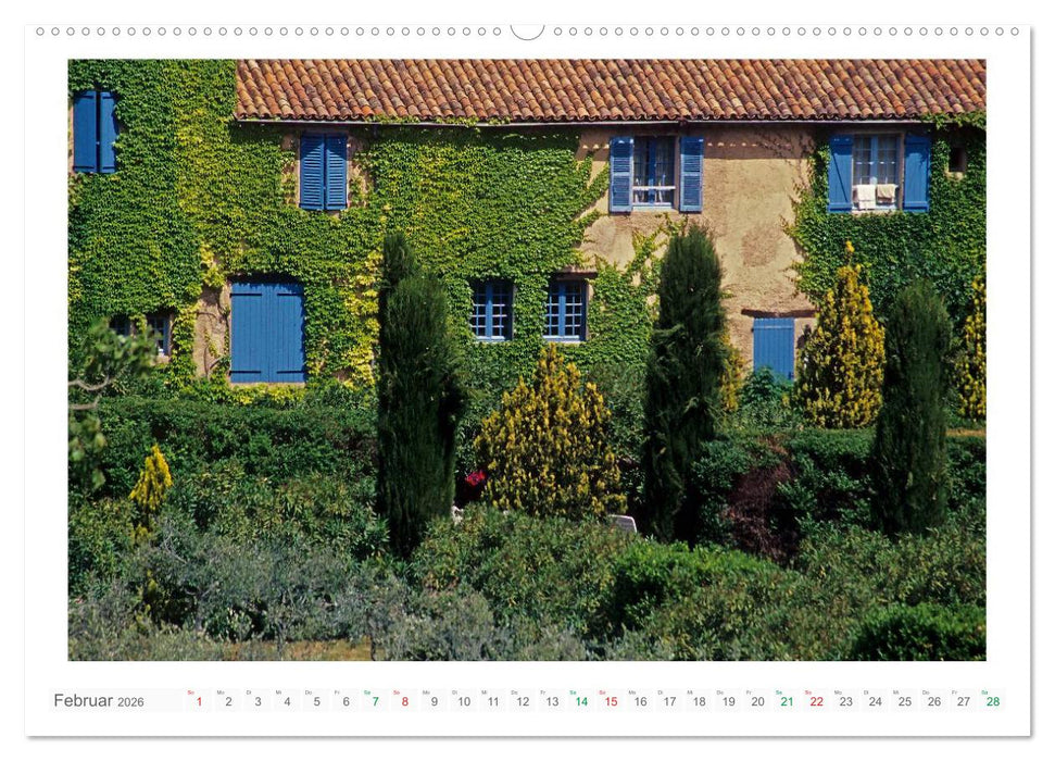Farbenfrohe Provence (CALVENDO Premium Wandkalender 2026)