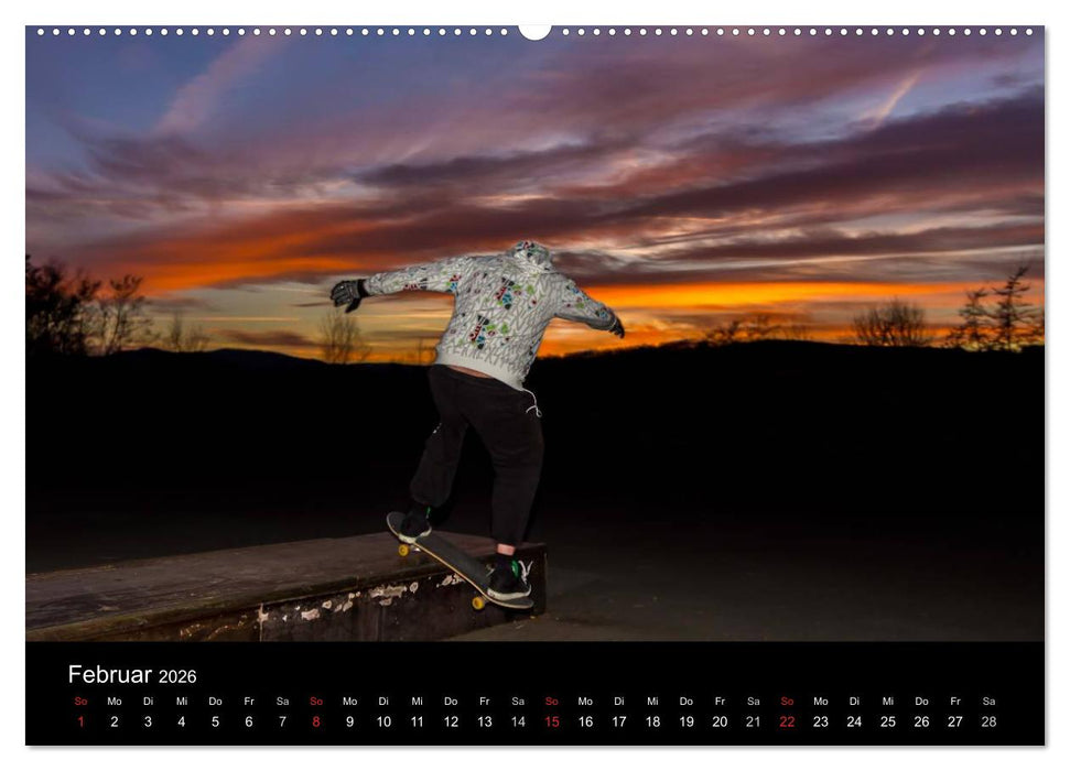 it's SKATEBOARDING (CALVENDO Premium Wandkalender 2026)